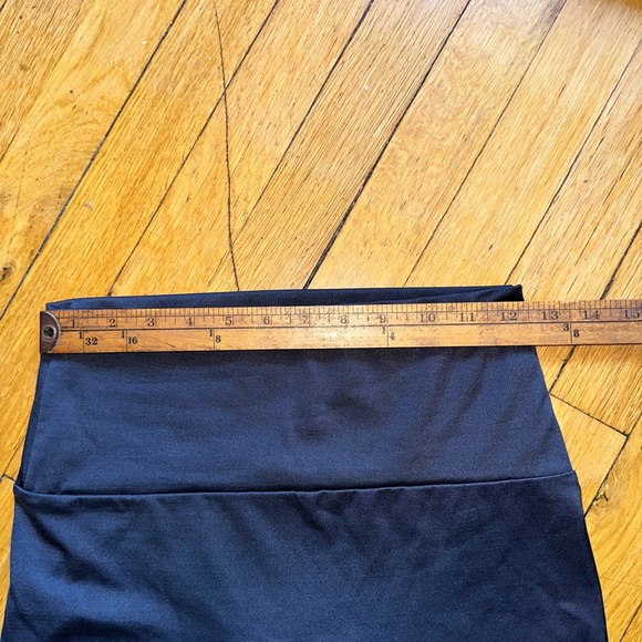 K Deer Ankle Slate Grey Leggings Size Medium Mid Rise High Waisted - Picture 7 of 8